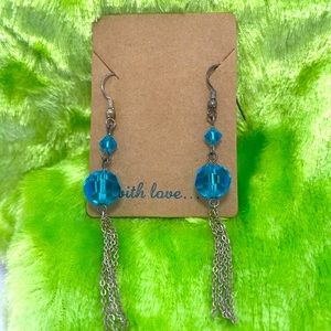 Blue style earrings